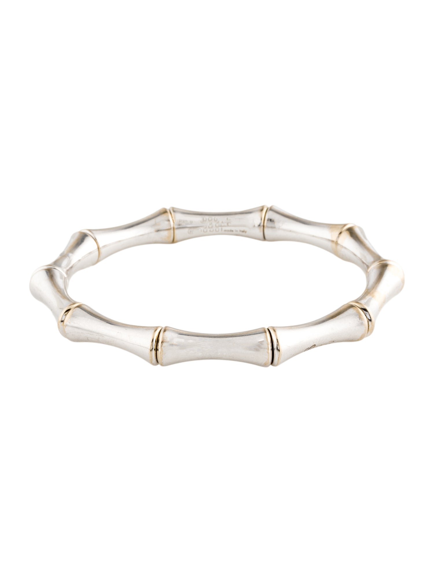 Vintage 18k Bamboo Stretch Bracelet