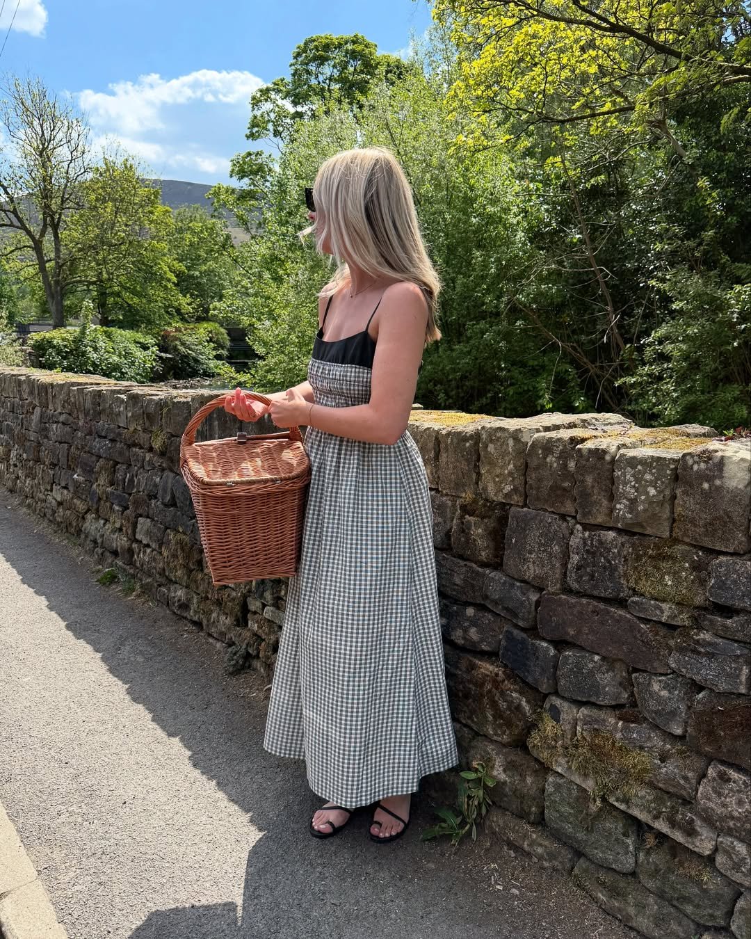 gingham dress, summer print trends, @styleandtheboys