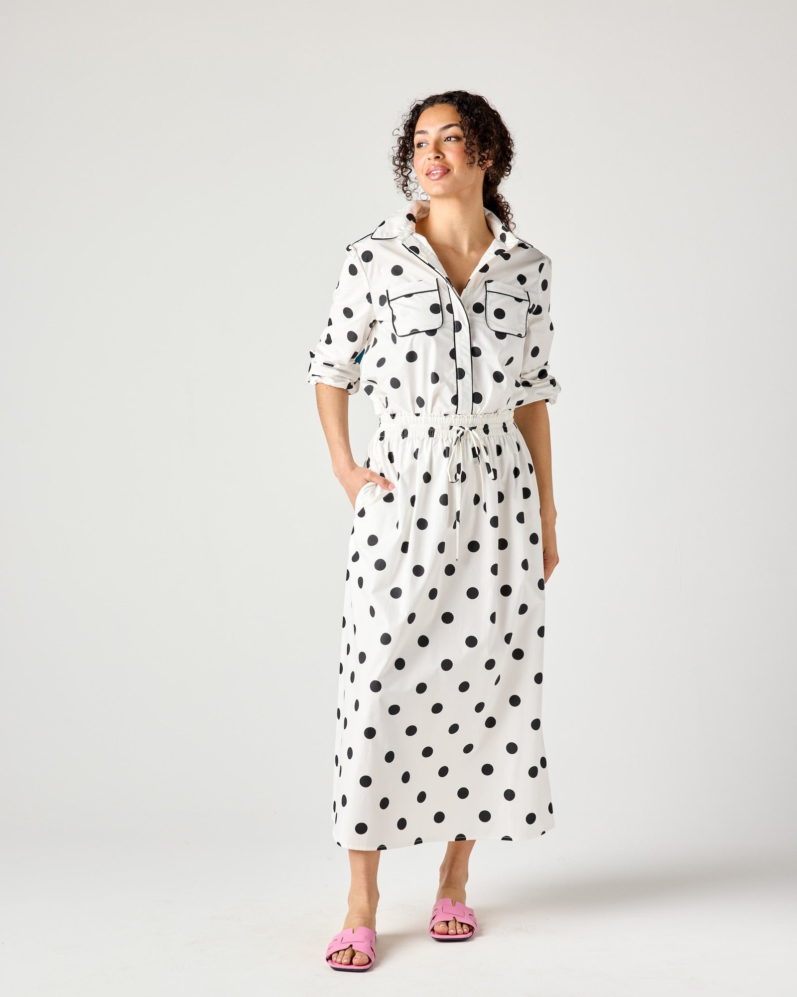Knoll Skirt in Polka Dot