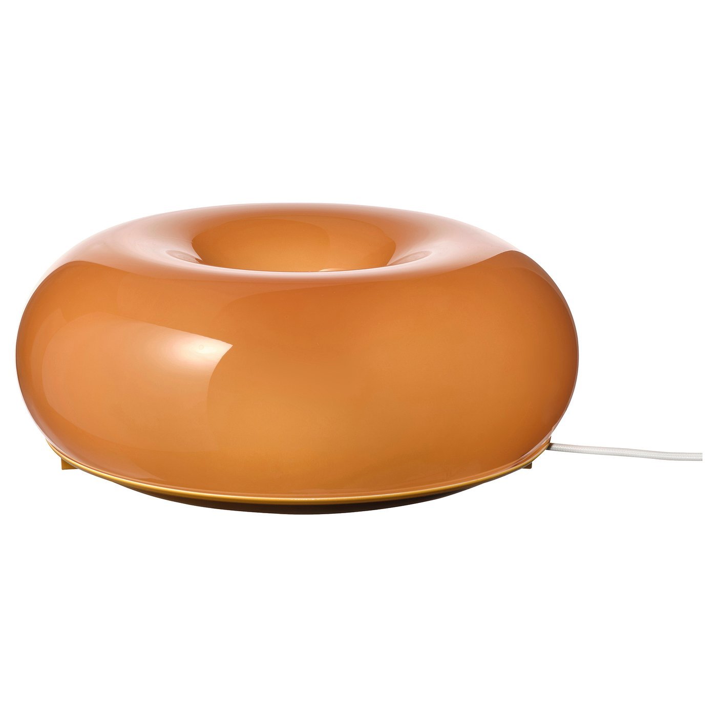 Varmblixt Led Table/wall Lamp - Orange Glass/round 12 