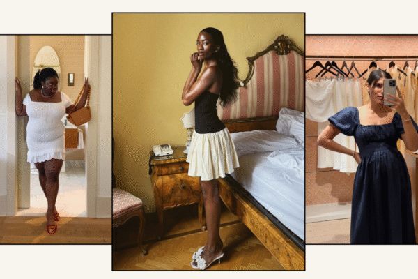 Shirred! Strapless! Two Tone! 7 2025 Summer Dress Trends To Know