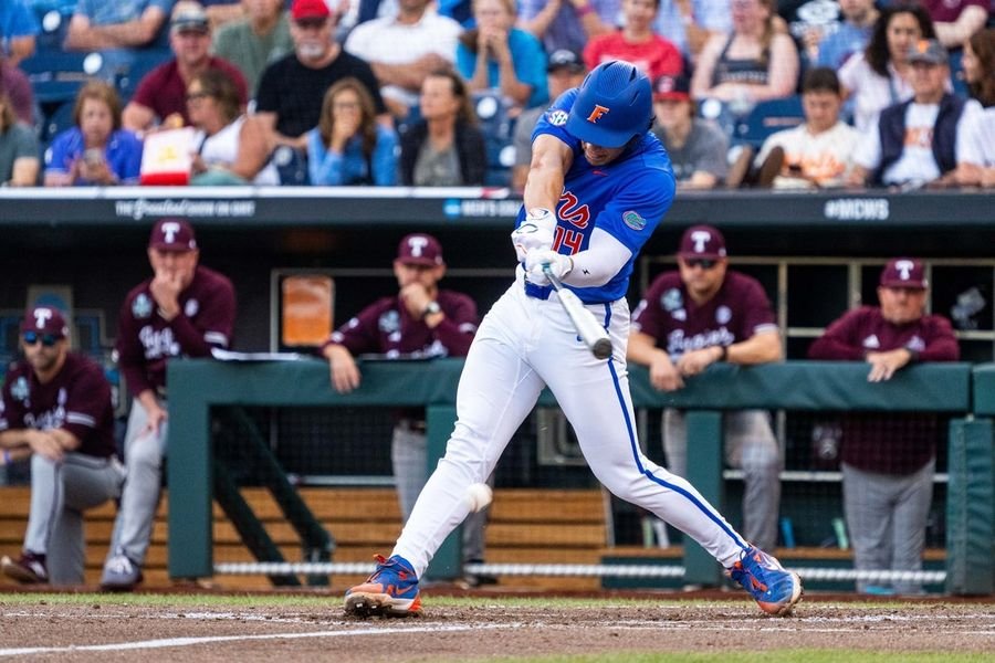 NCAA Baseball: College World Series-Florida v Texas A&M