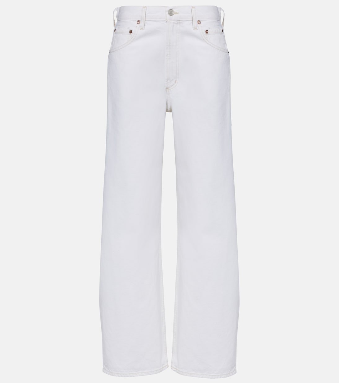 Low Curve Mid-Rise Wide-Leg Jeans