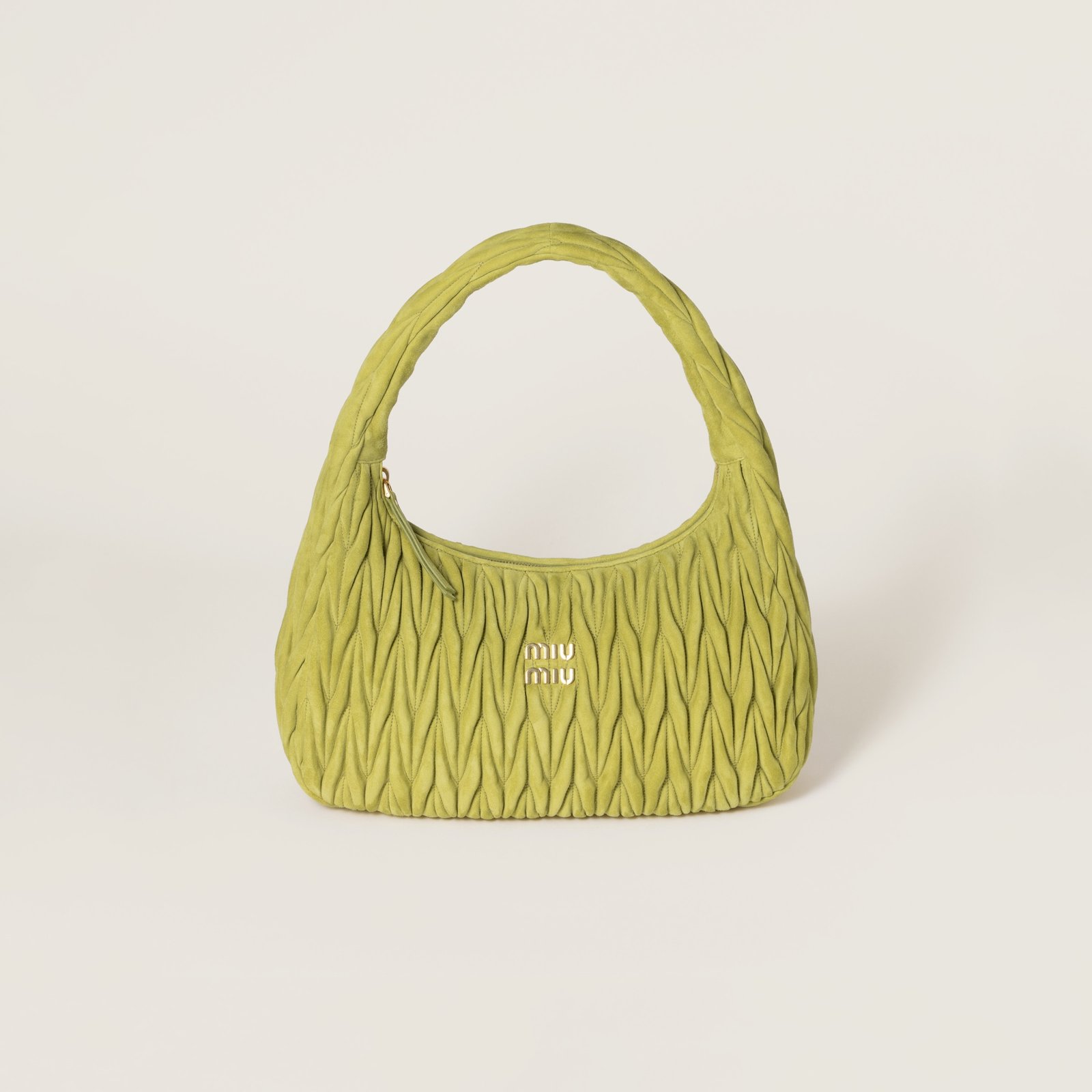 Wander Matelassé Suede Bag