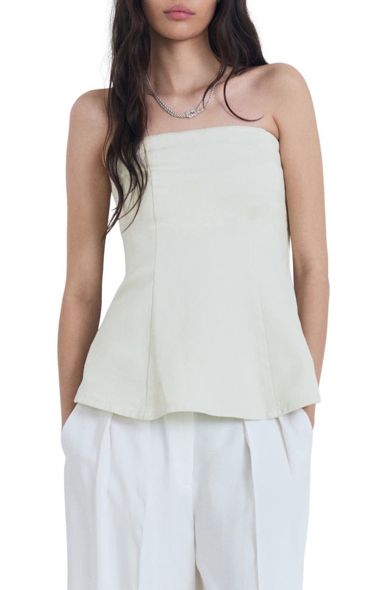 Strapless Flared Top