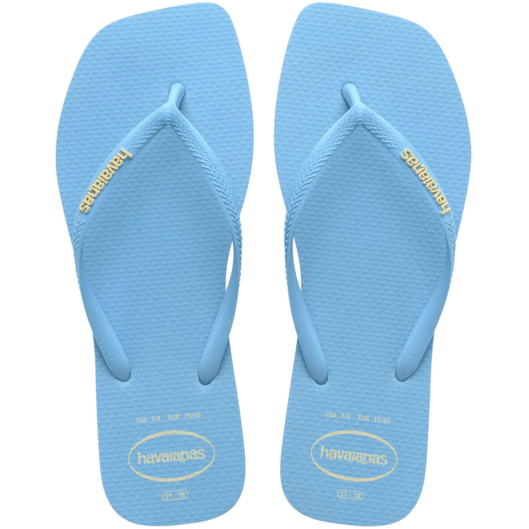 Havaianas, Slim Square Logo Pop Up Flip Flops