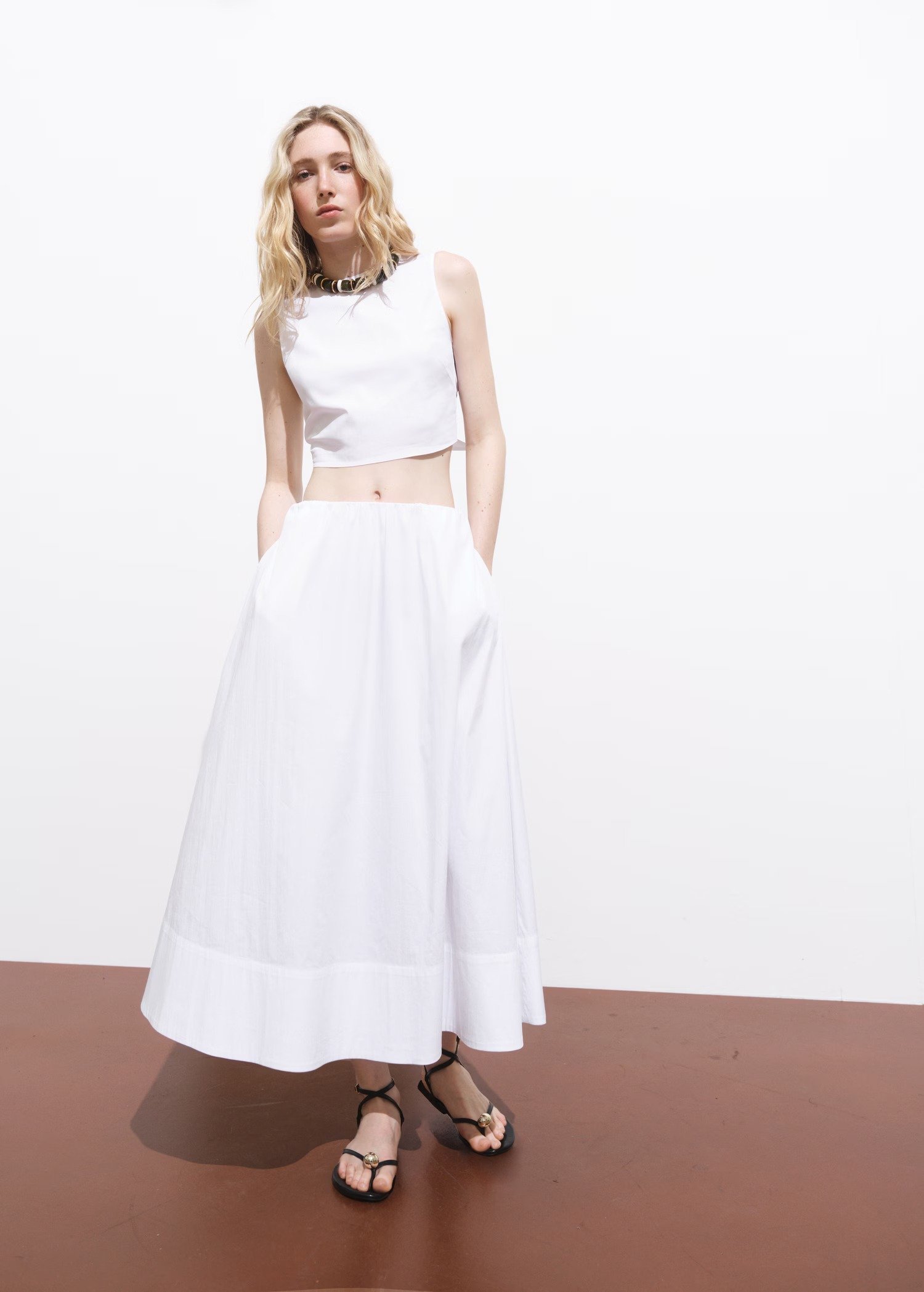 MANGO, Flared Cotton Skirt - Women | Mango Usa