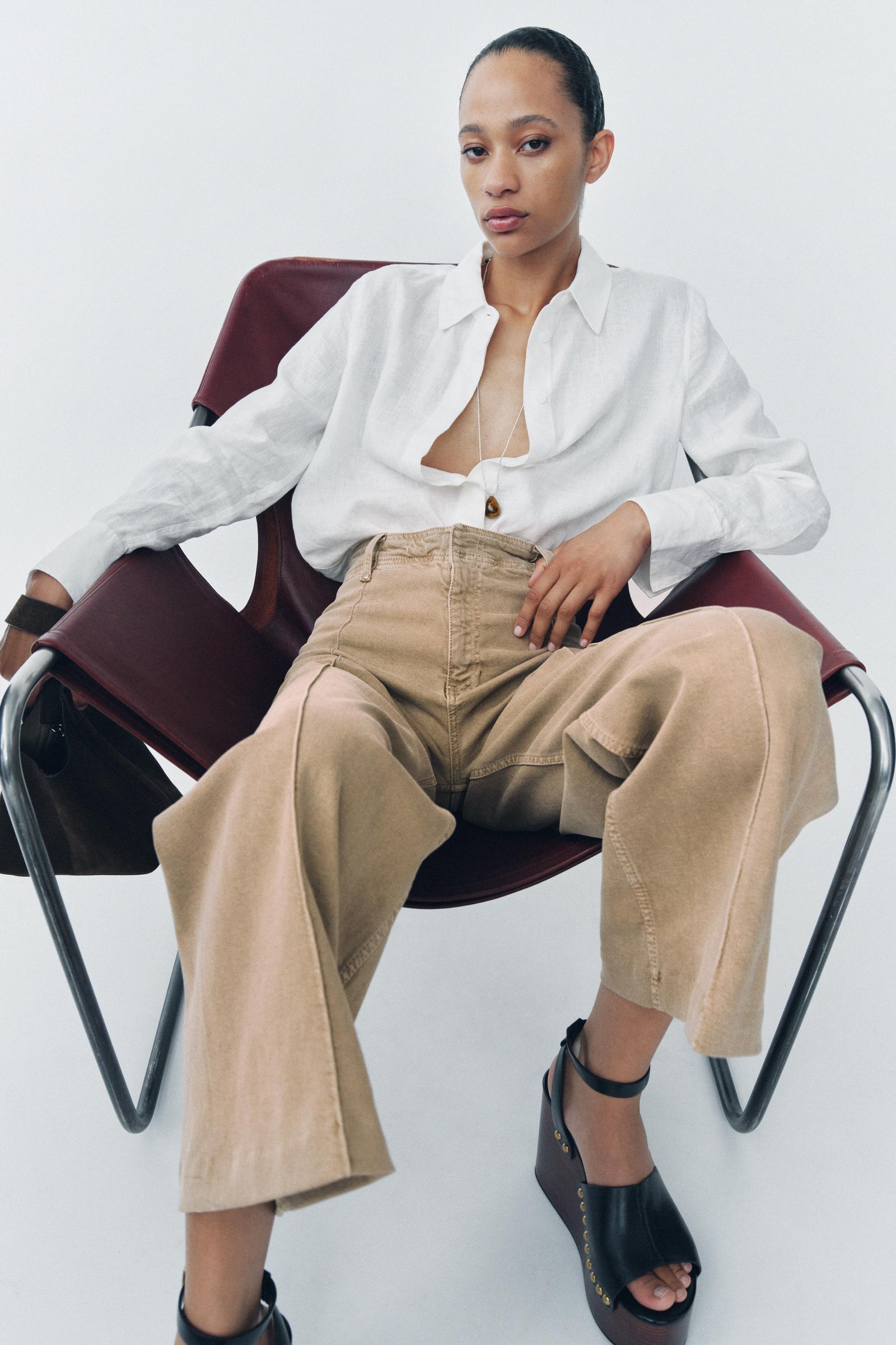 Zw Collection High Waist Wide Leg Jeans