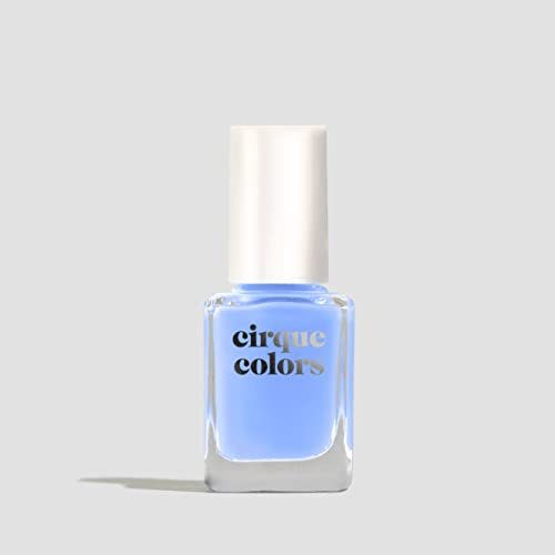 Cirque Colors Morningtide- Sheer French Blue Jelly Nail Polish - 0.37 Fl Oz (11 Ml) - Vegan & Cruelty-Free