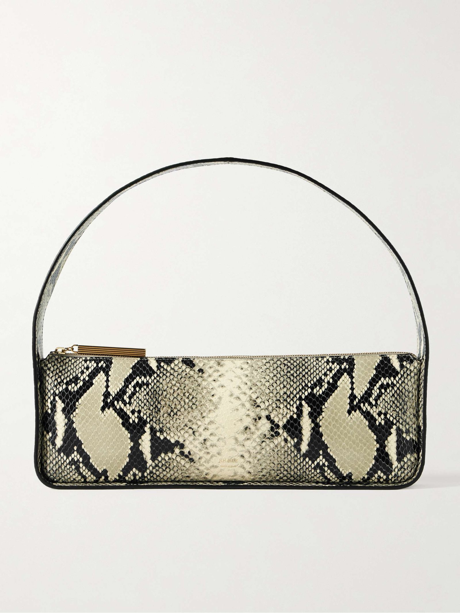 KHAITE Lori Snake-Effect Leather Shoulder Bag