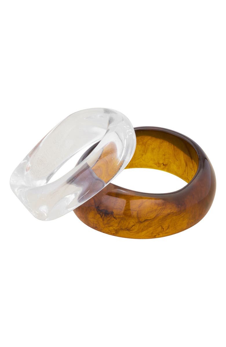 Set of 2 Lucite® Bangles
