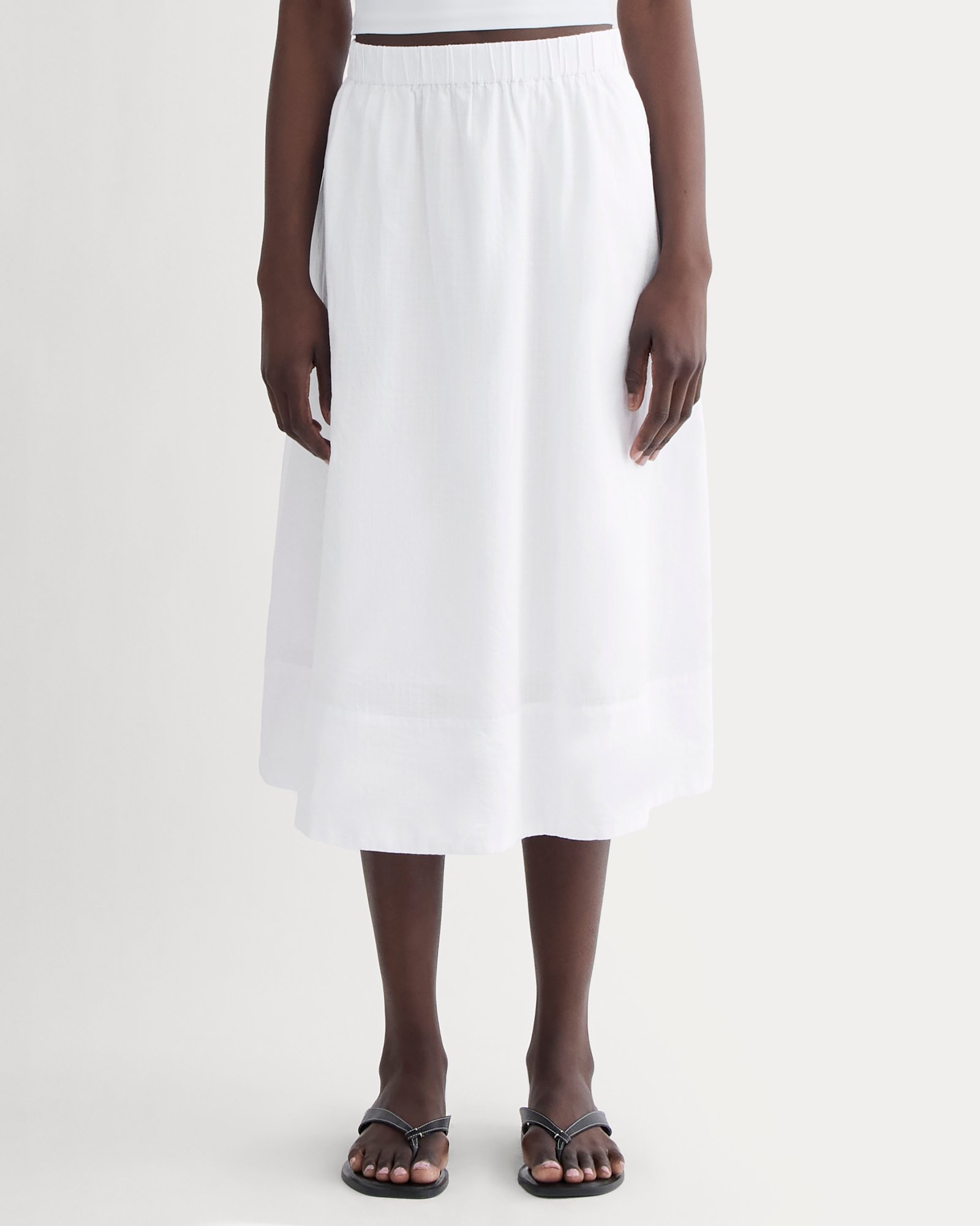 Everlane, The Gauze Tiered Skirt