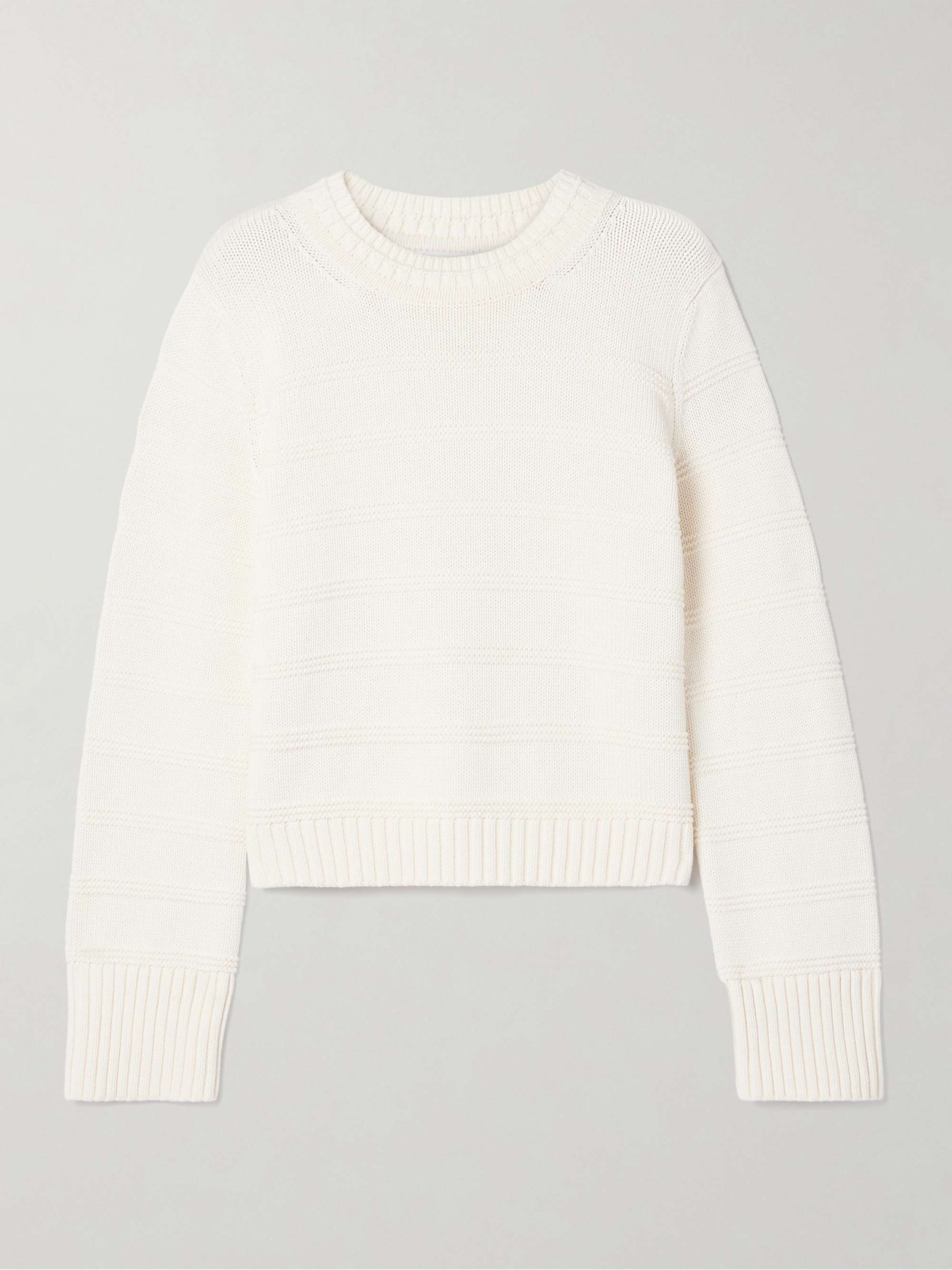 Jill Striped Cotton Sweater