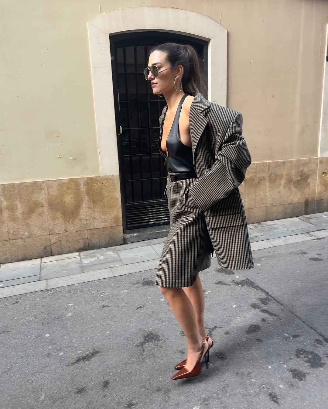 Ilirida Krasniqi wearing a scoop-neck tank