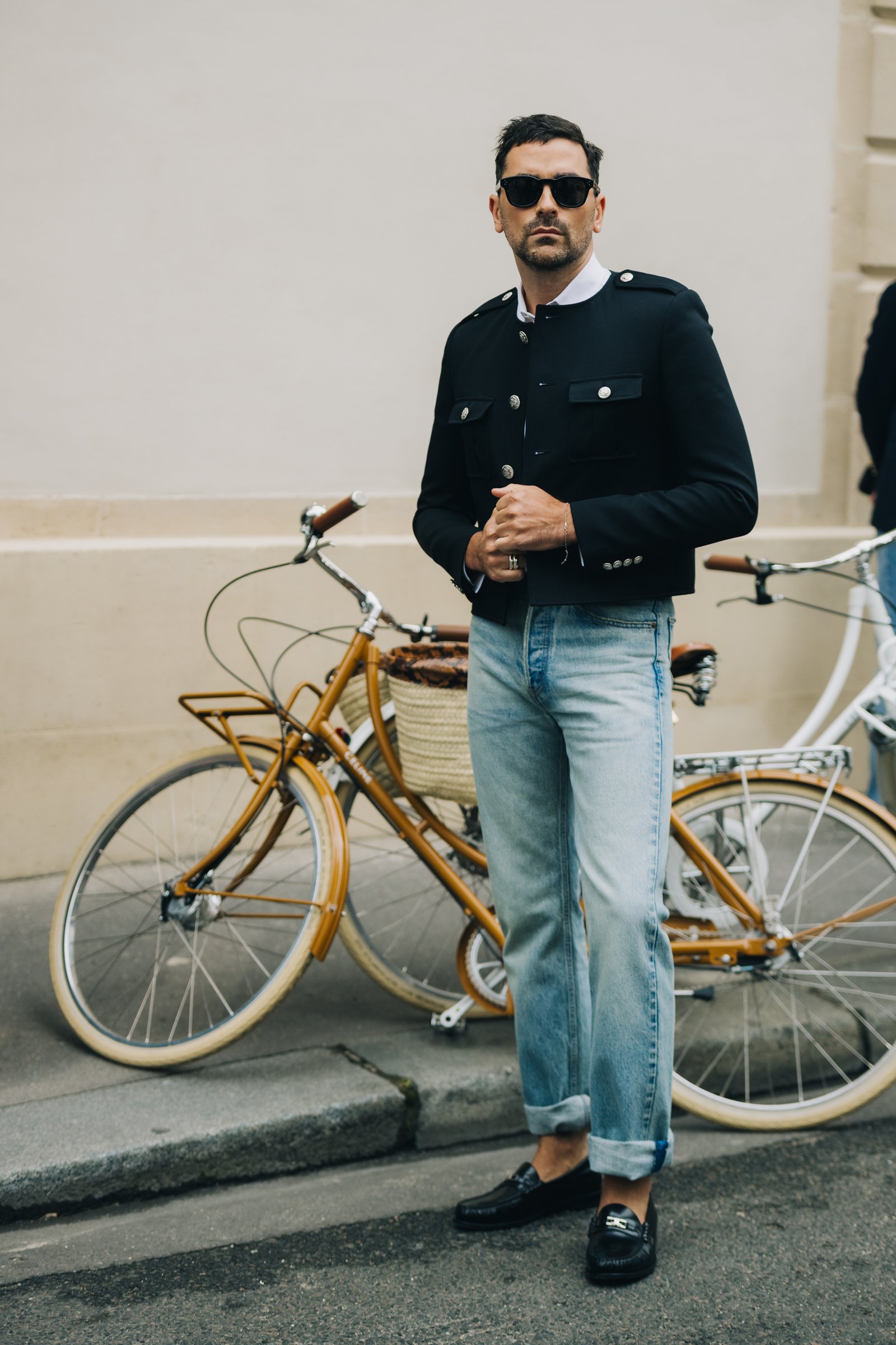 Dan Levy attending the Celine spring 2026 runway show