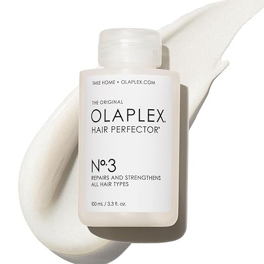 Olaplex, Olaplex No. 3 Hair Perfector Repairing Hair Treatment, Concentrated for Dry Damaged Hair, Repairs & Strengthens All Hair Types, 3.3 Fl Oz