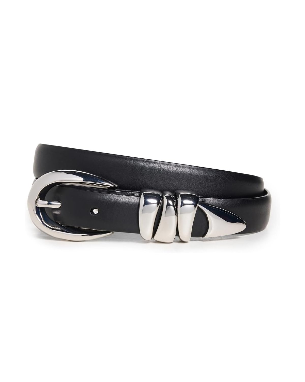 Madewell, Madewell Women's Triple Metal Keeper Belt, True Black, M