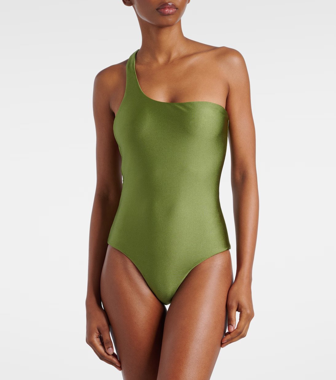 Jade Swim, Evolve One-Shoulder Swimsuit