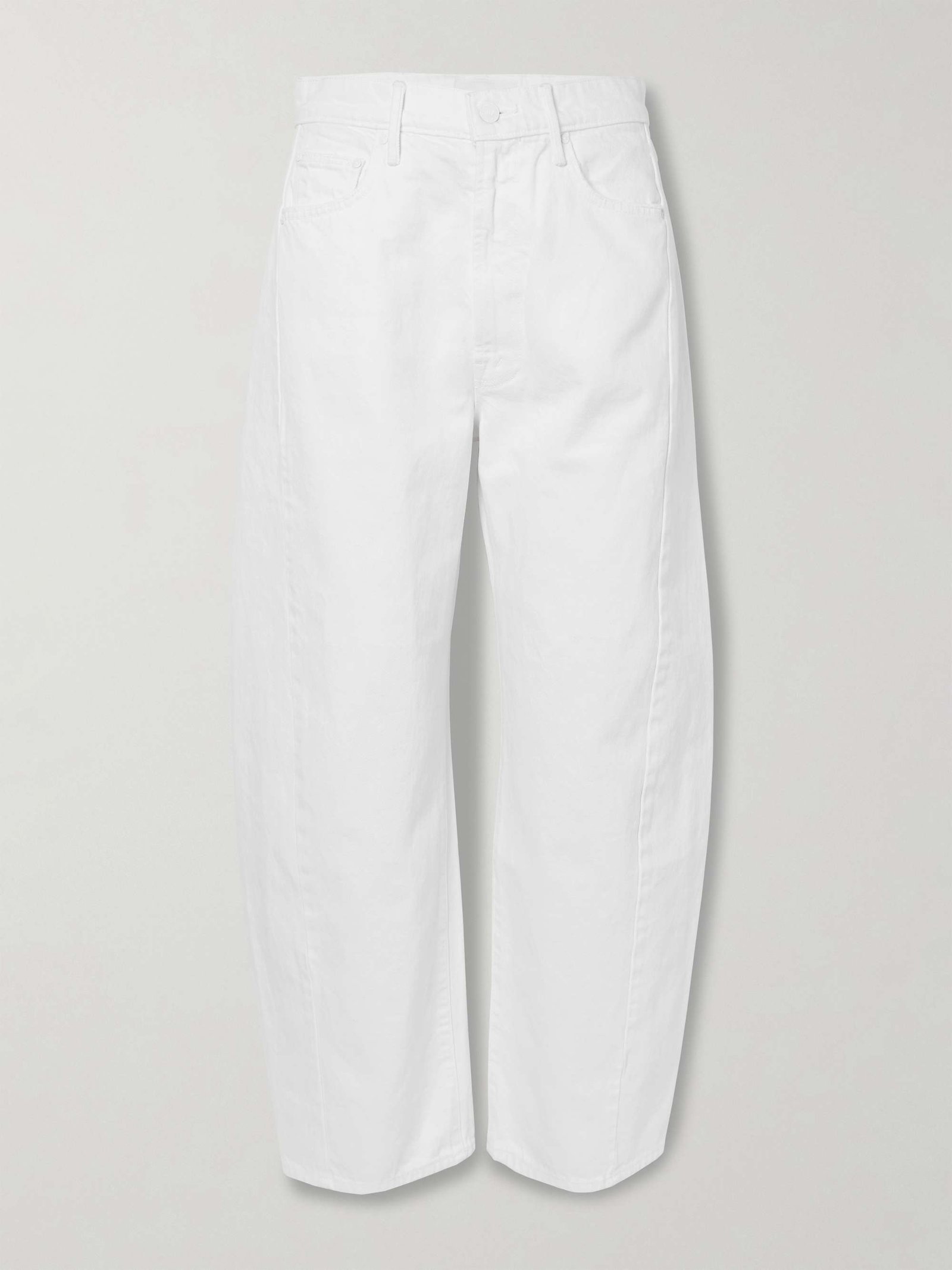 The Full-Pipe Ankle Mid-Rise Wide-Leg Jeans
