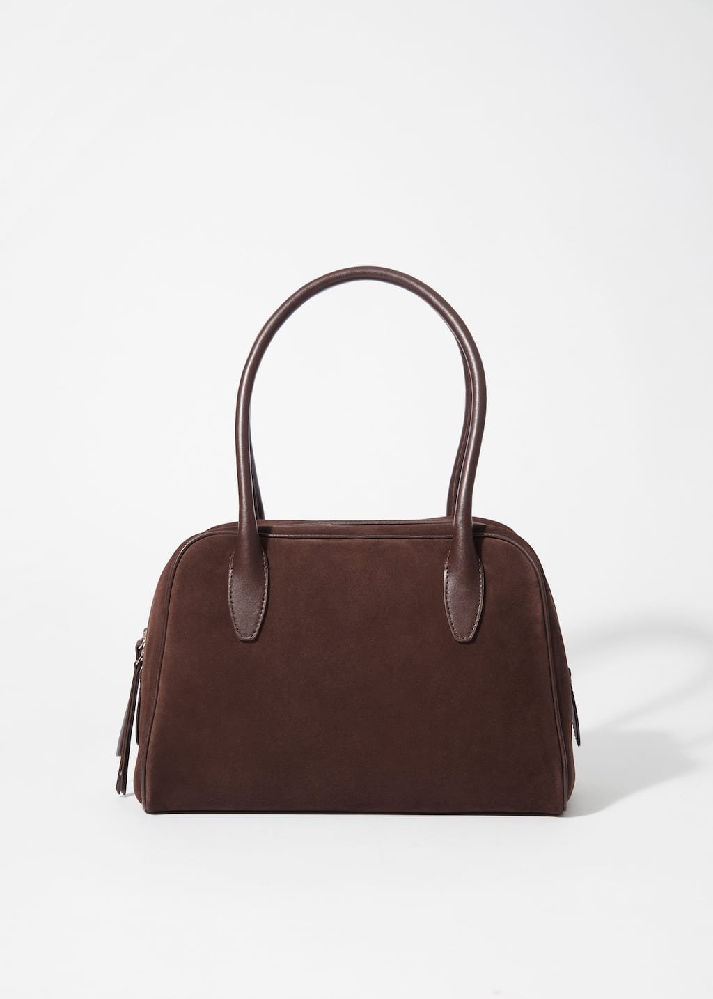 Suede Bowling Bag
