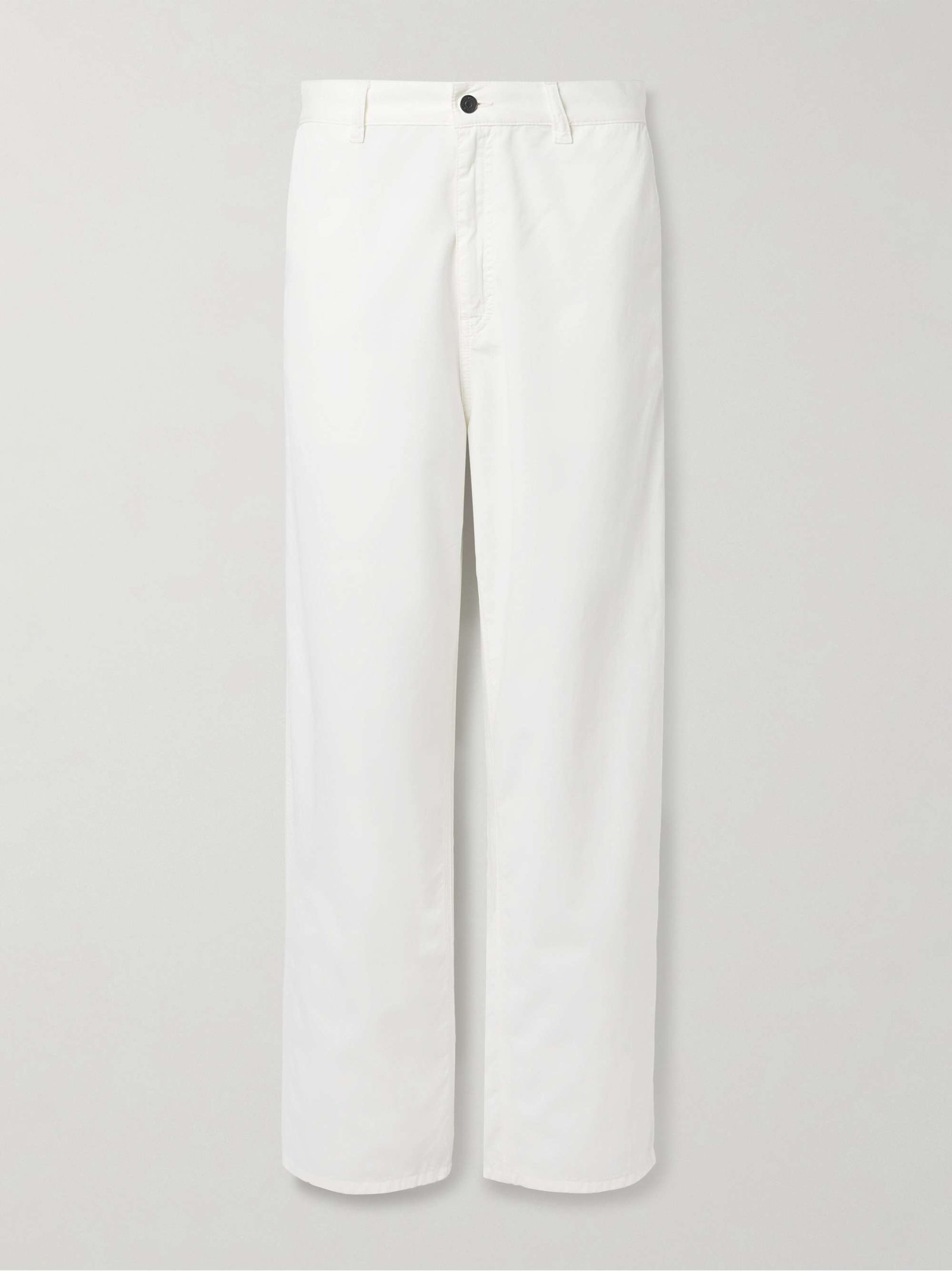 Sharka Cotton and Cashmere-Blend Twill Wide-Leg Pants