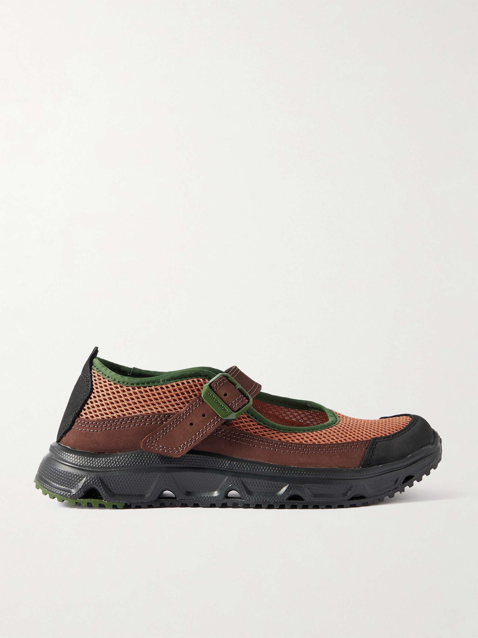 Plume Technical Fabric and Suede Sneakers