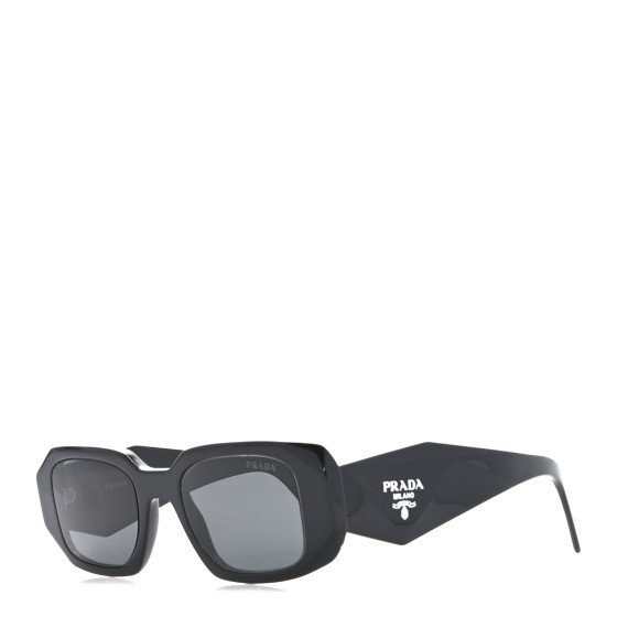 Prada Acetate Symbole Sunglasses Spr 17w Black