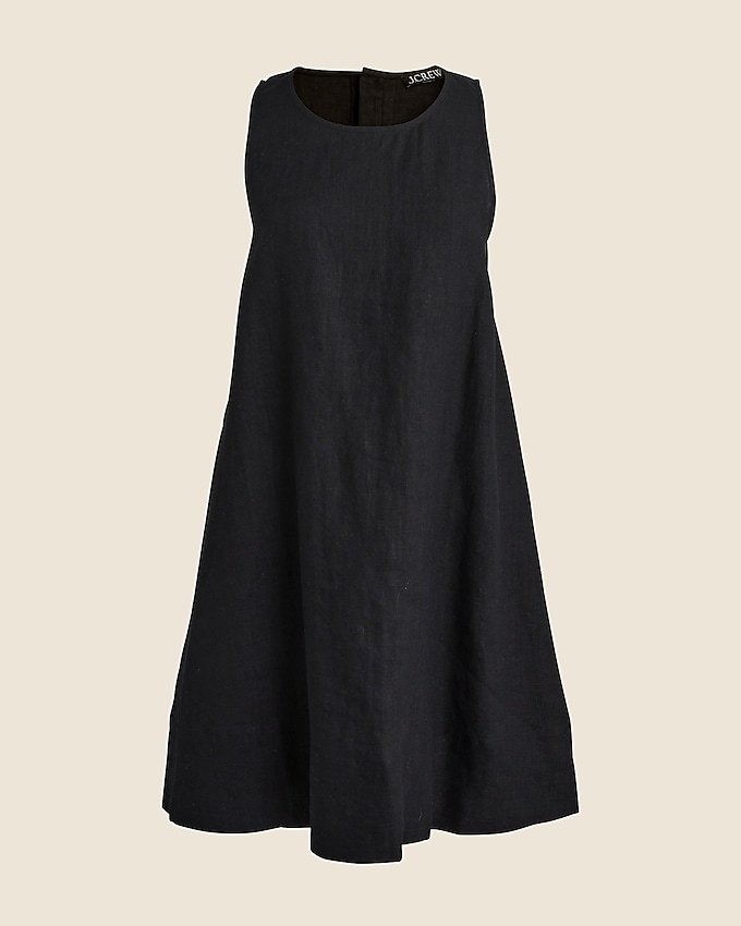 Maxine Button-Back Dress in Linen