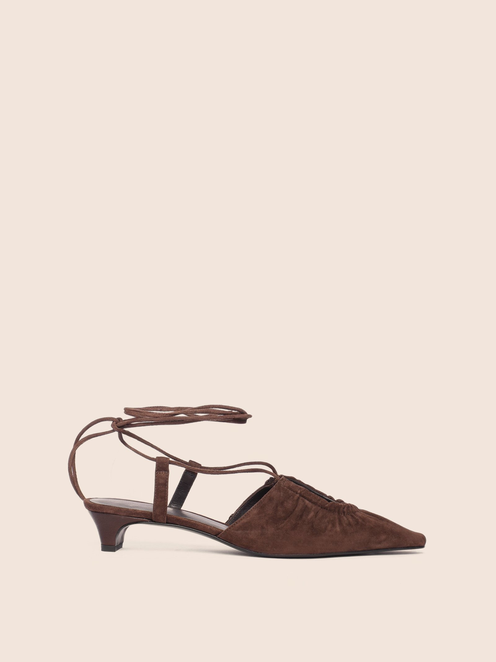 Rafael Brown Suede Pump