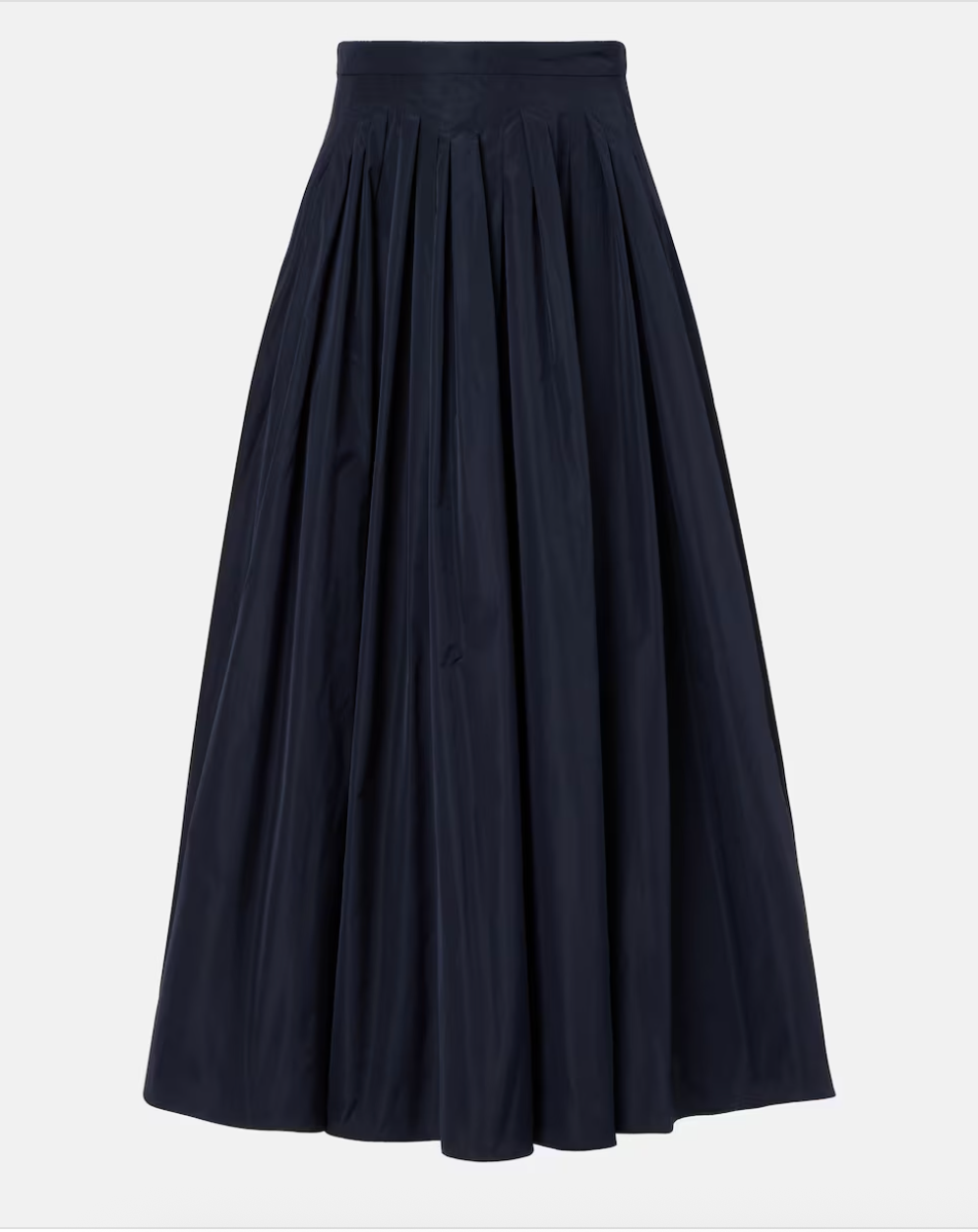 'S Max Mara, Jokey pleated taffeta midi skirt