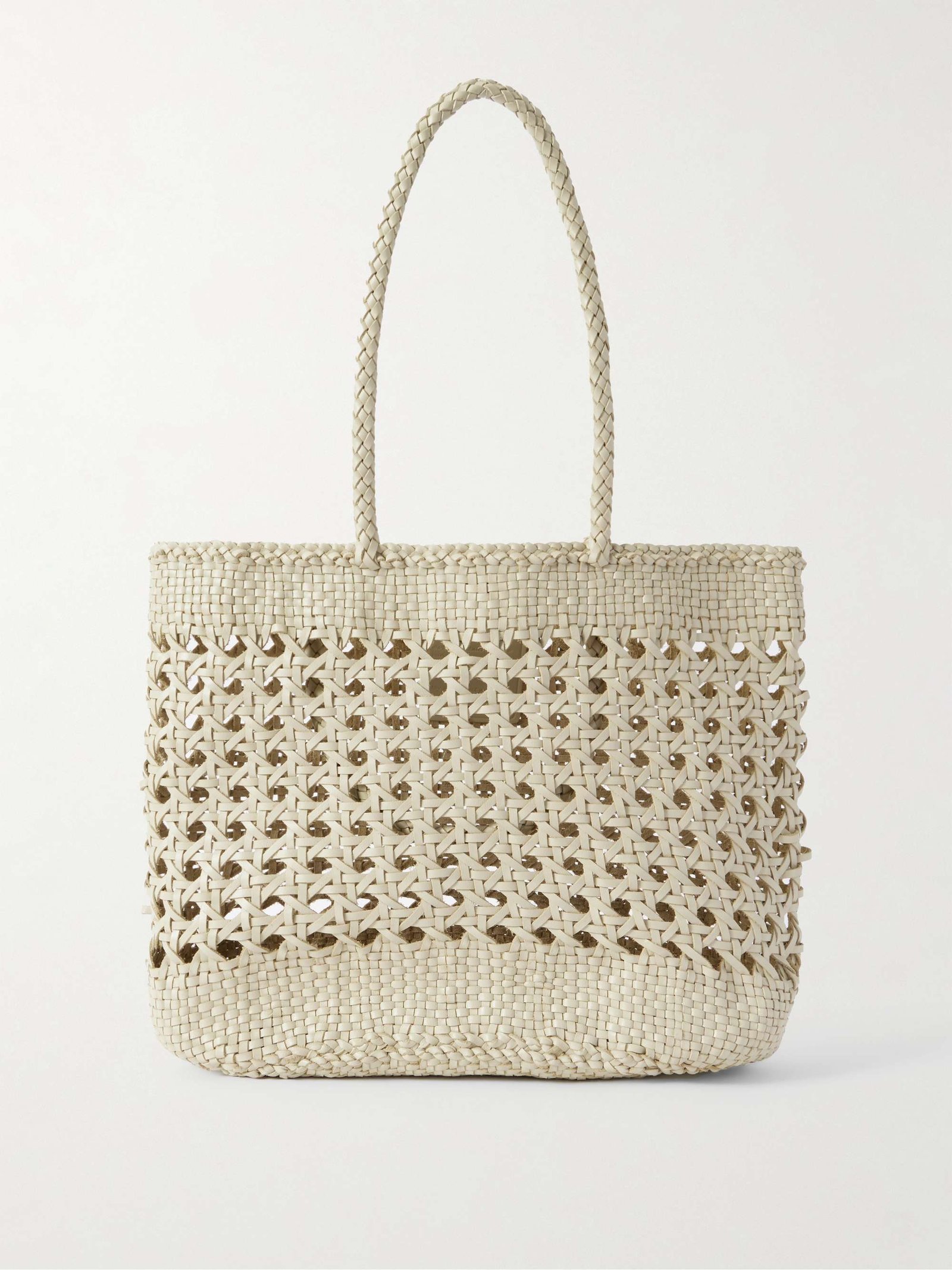 Eclipse Woven Leather Tote