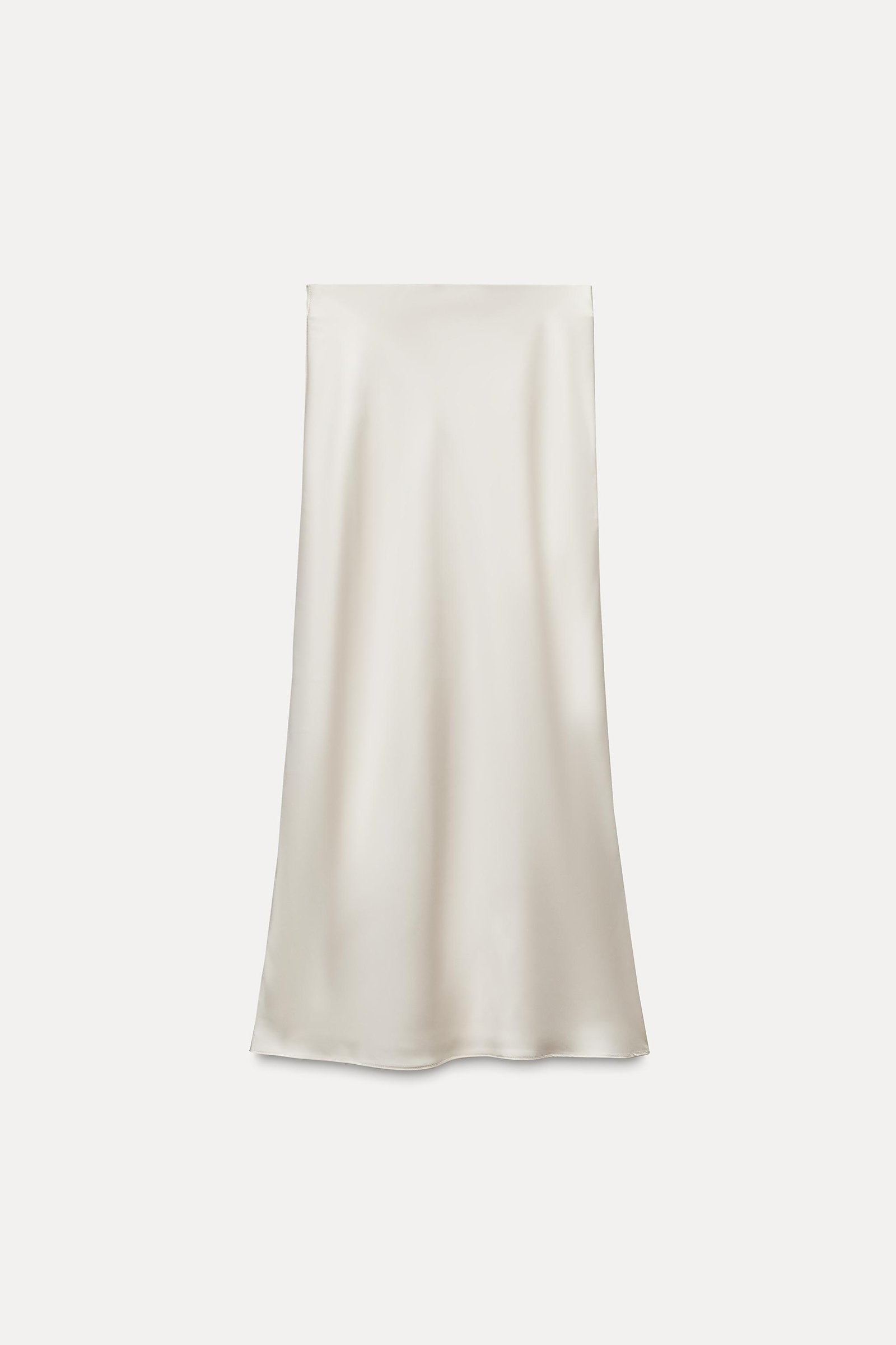 Satin Midi Skirt