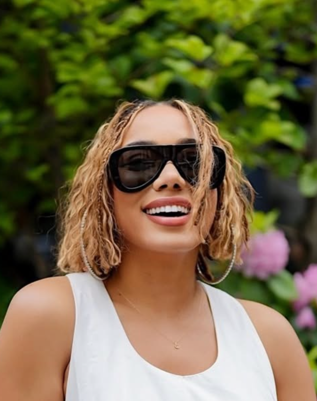 Alicia with a braided bob