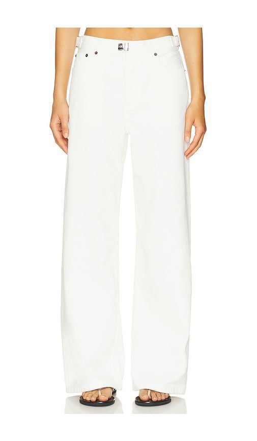 Buckle Wide Leg Jeans
