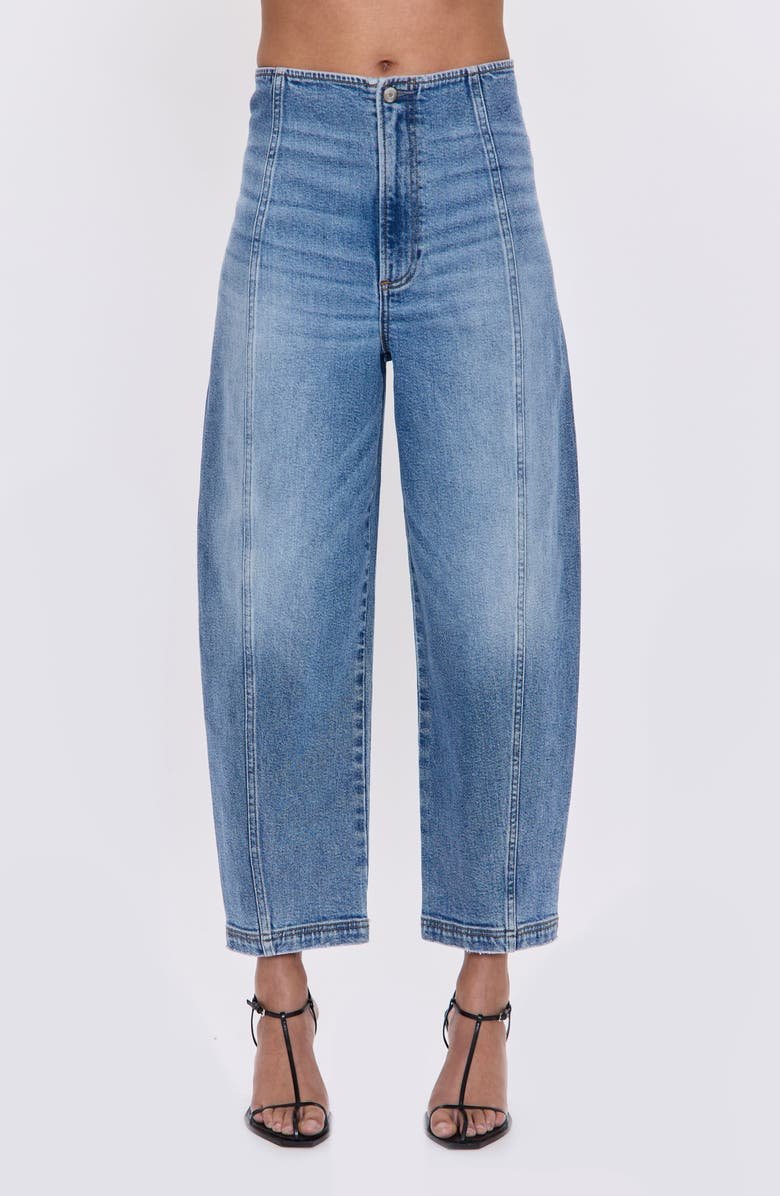 Blair Bandless High Waist Crop Barrel Jeans