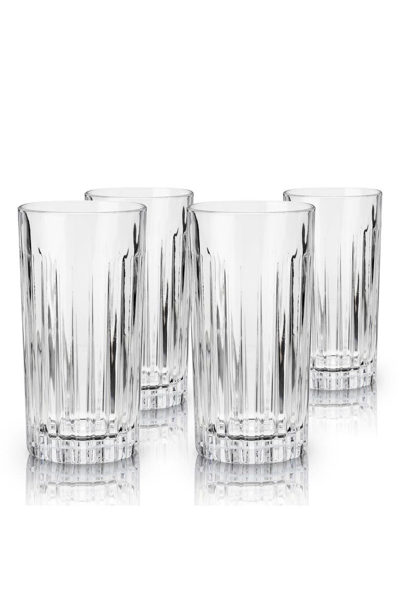 Reserve Milo Crystal Highball Glasses Set of 4