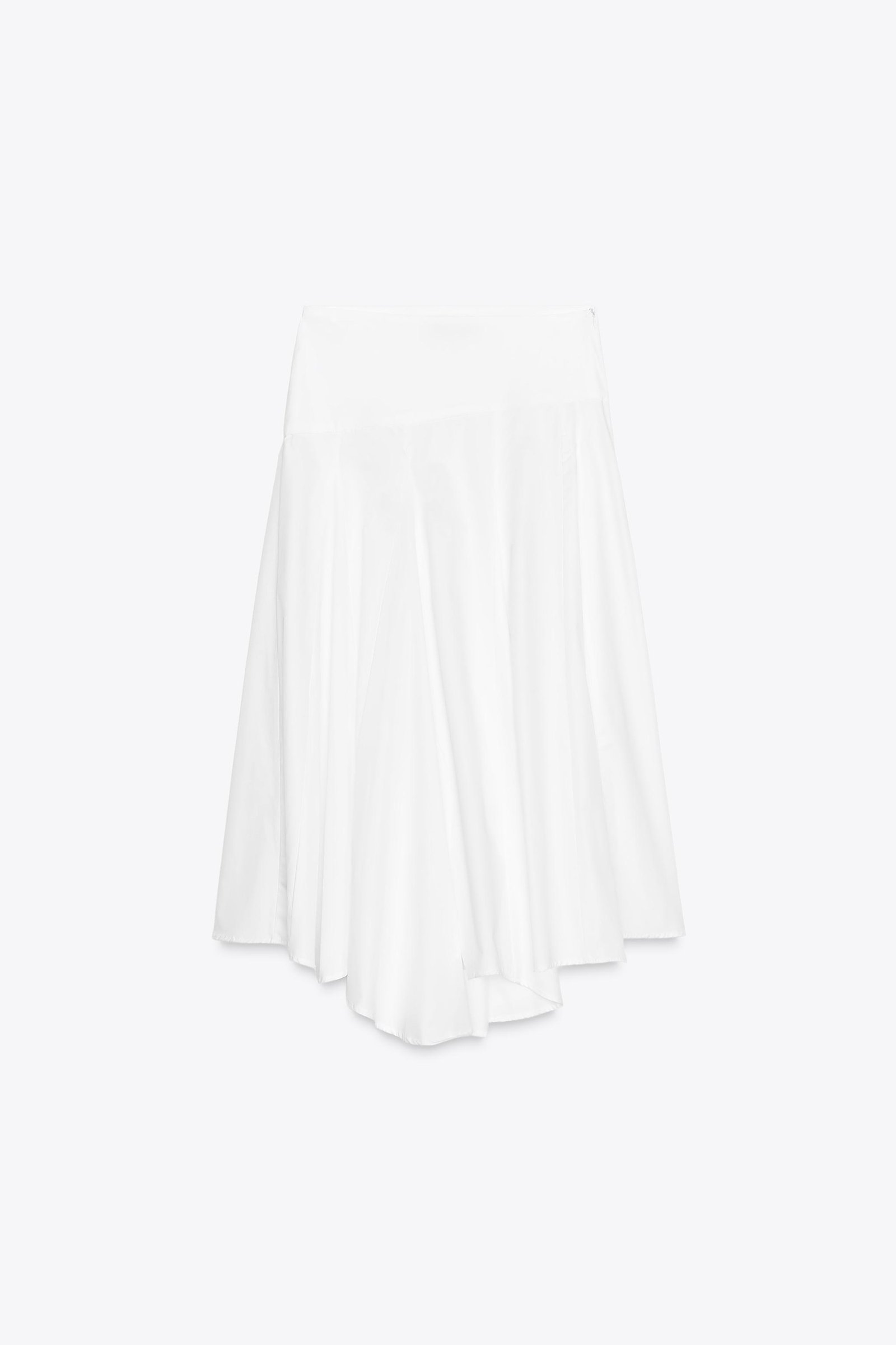 Asymmetric Midi Skirt
