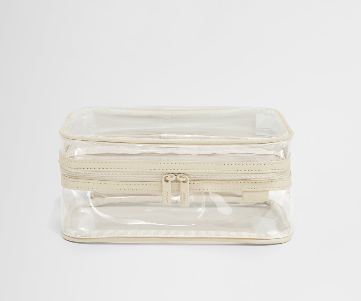 Clear Toiletry Bag in Clear