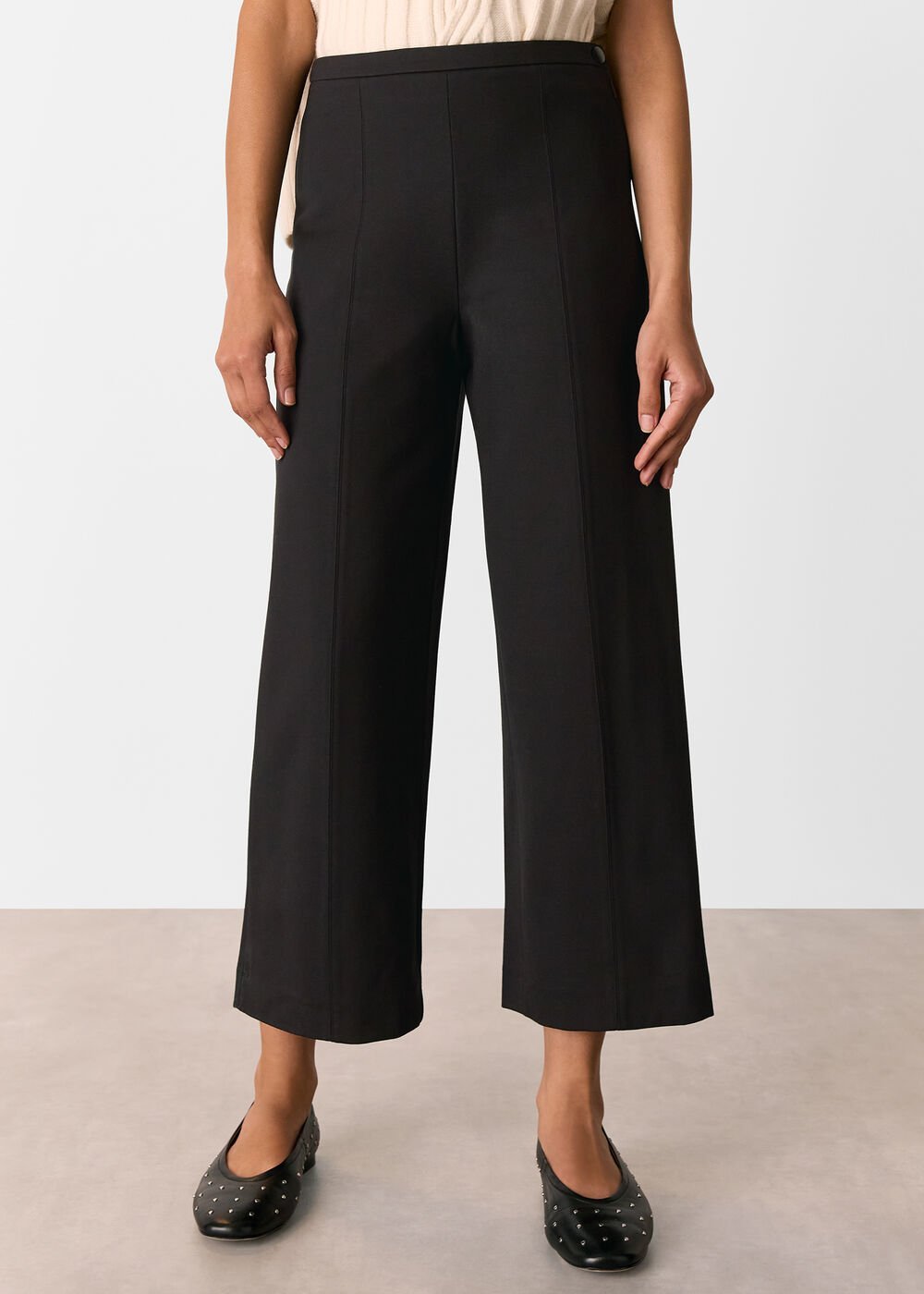 Black Camilla Wide Leg Trouser