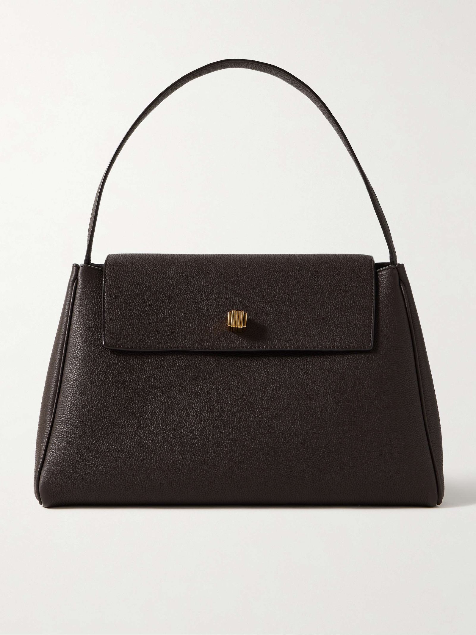 Audrey Textured-Leather Tote