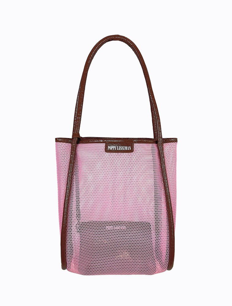 Nana Net Tote - Bb Pink / Choc