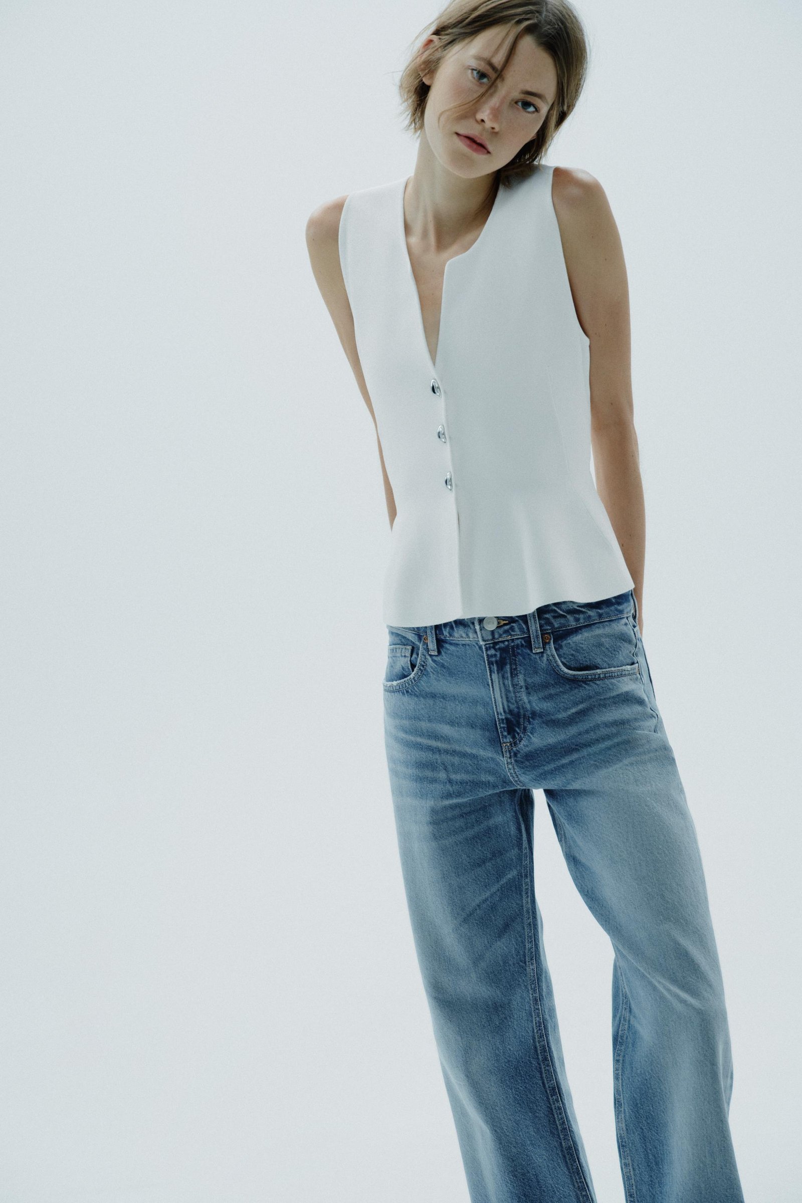 Peplum Knit Top
