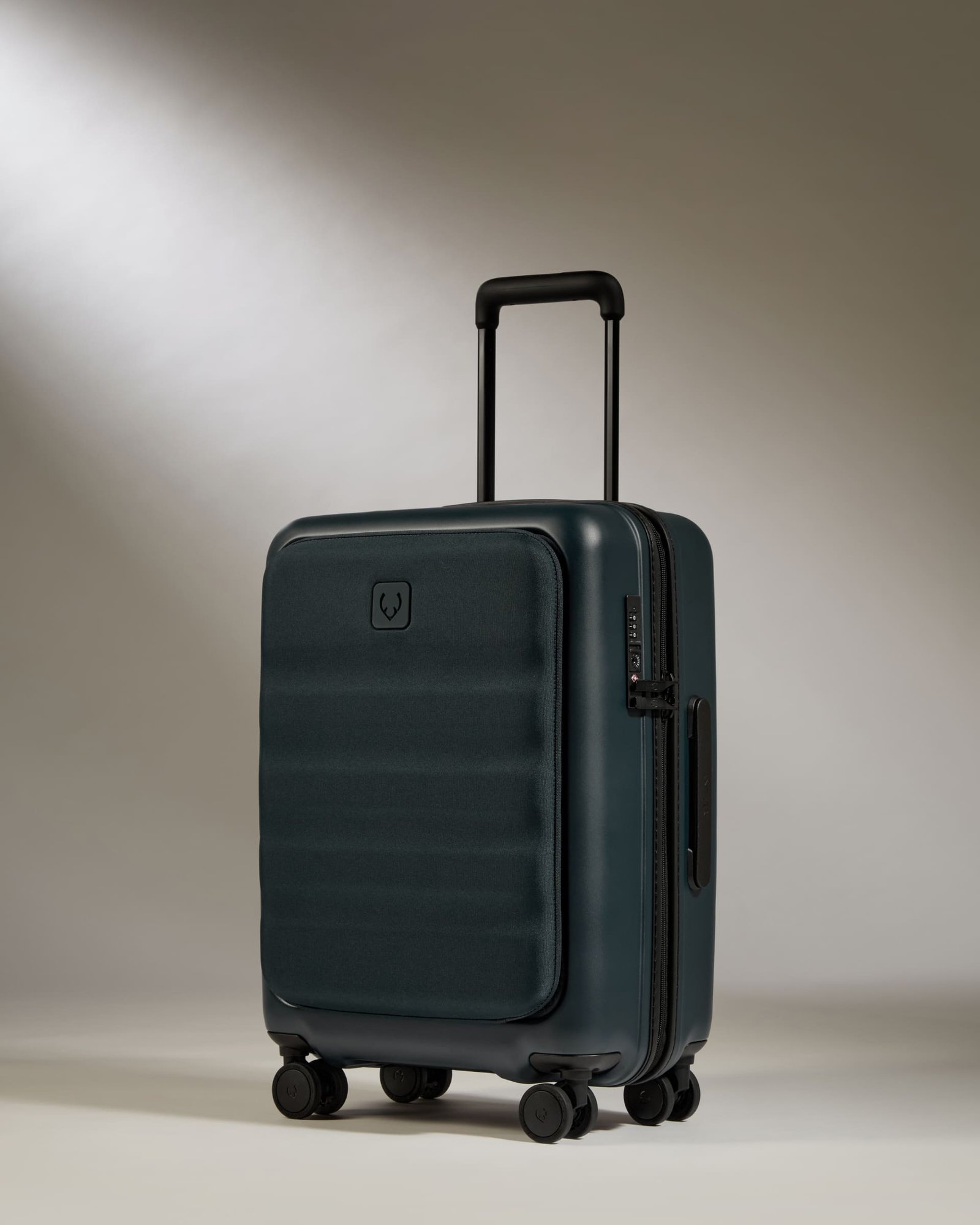 Cabin With Pocket Suitcase in Indigo Blue - Icon Stripe