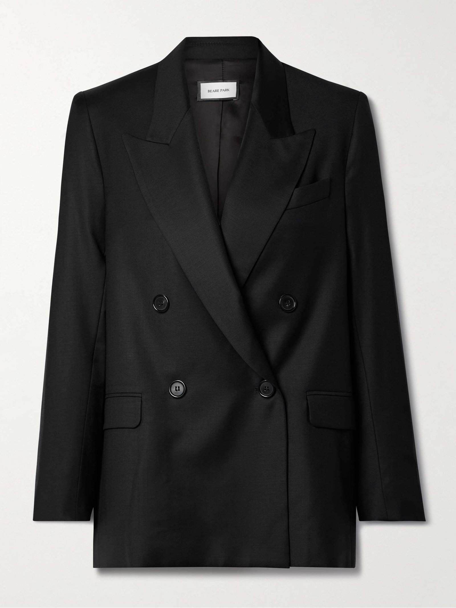 Double-Breasted Wool-Twill Blazer