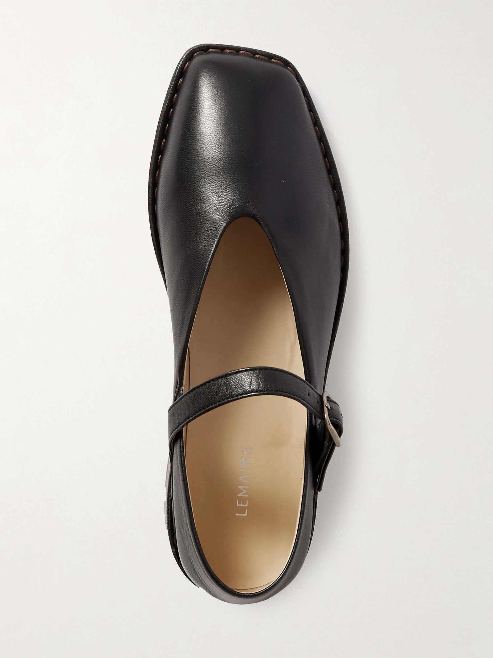 Leather Ballet Flats