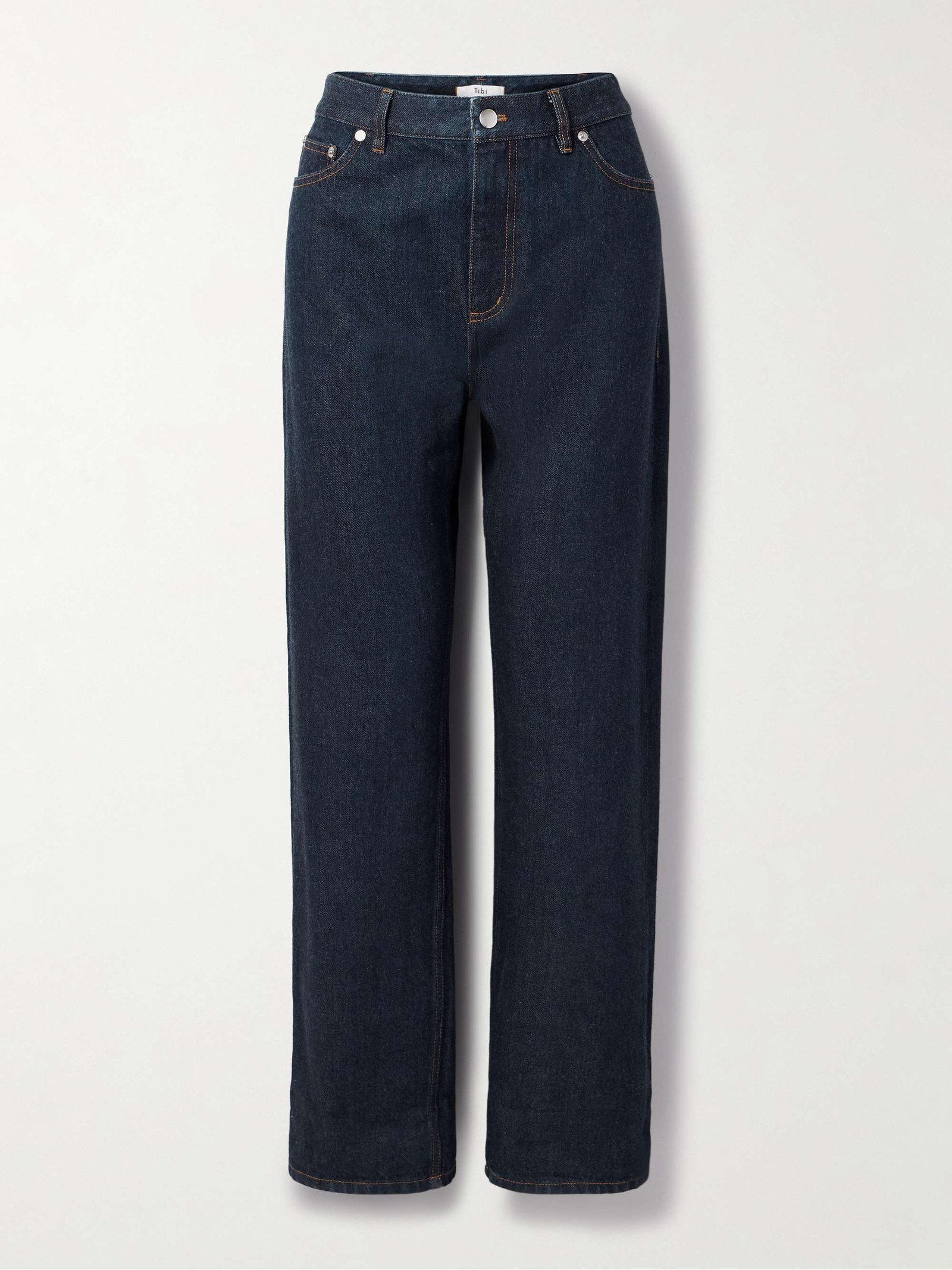 Alec High-Rise Straight-Leg Jeans