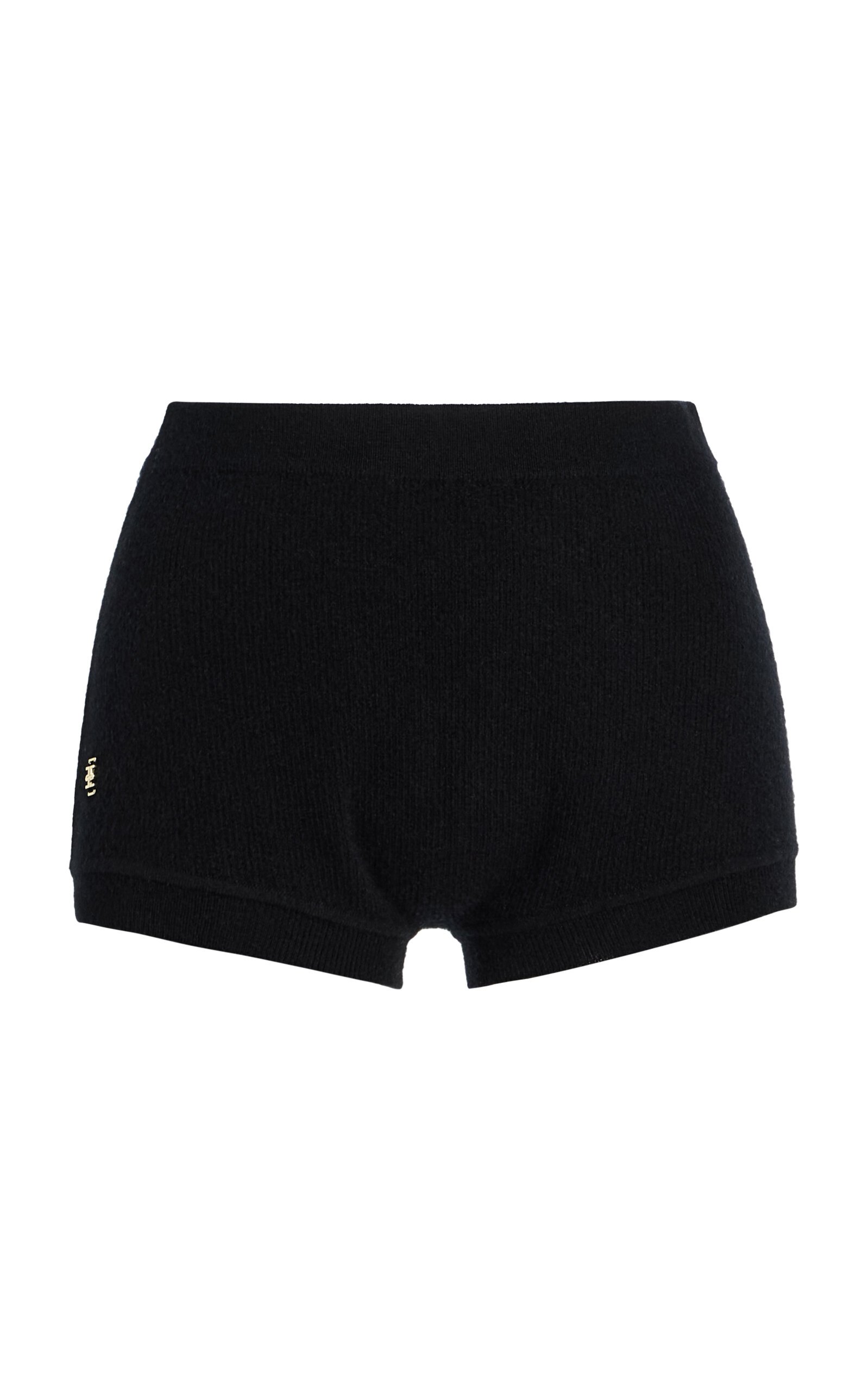Ribbed Cashmere Bloomer Shorts
