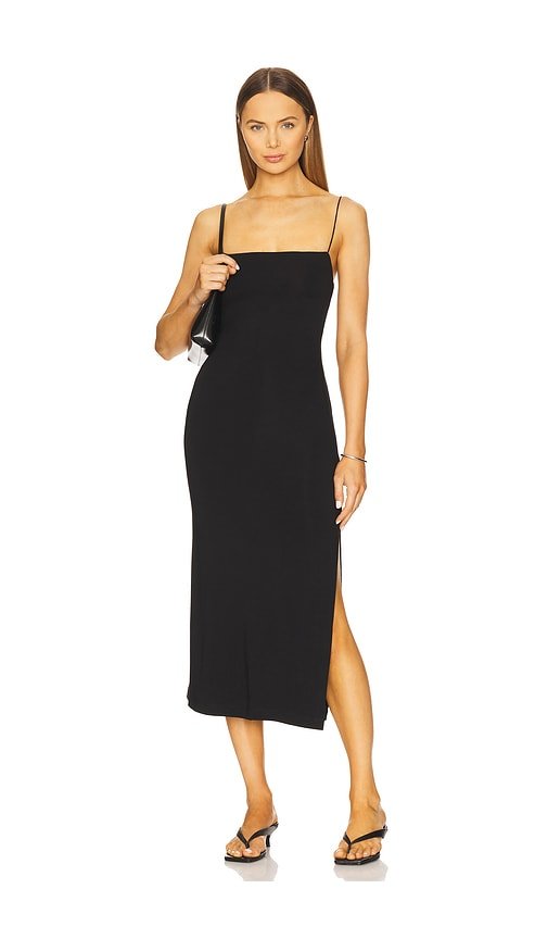 Strappy Side Slit Dress