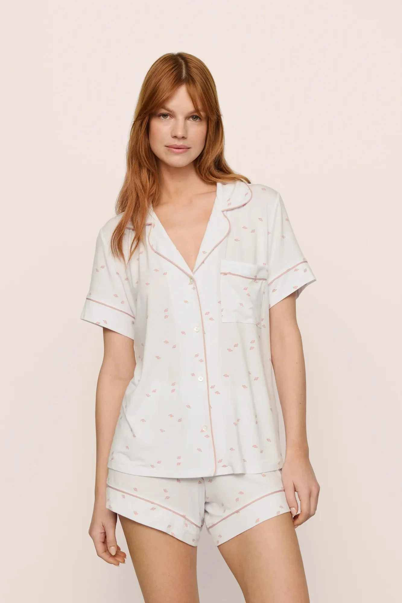 Gisele Printed TENCEL™ Modal Relaxed Short PJ Set 