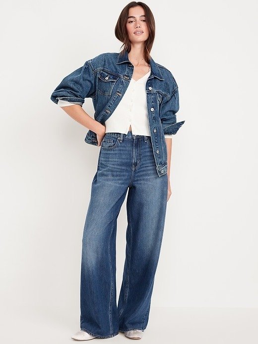 Old Navy , High-Waisted Baggy Wide-Leg Jeans
